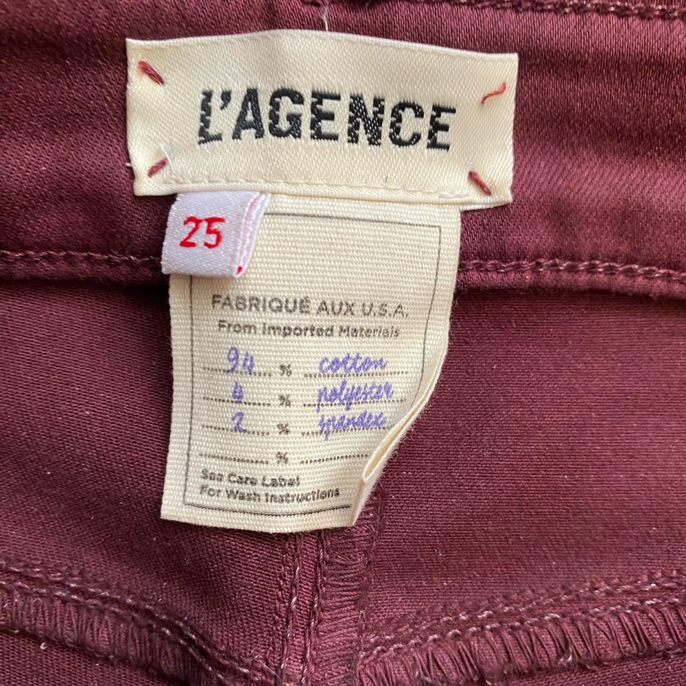 L’AGENCE Margot Coated Skinny Jeans - Picture 4 of 10